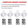 R1 03-06 Mitsubishi Lancer Front Left Drilled & Slotted Black Brake Rotor