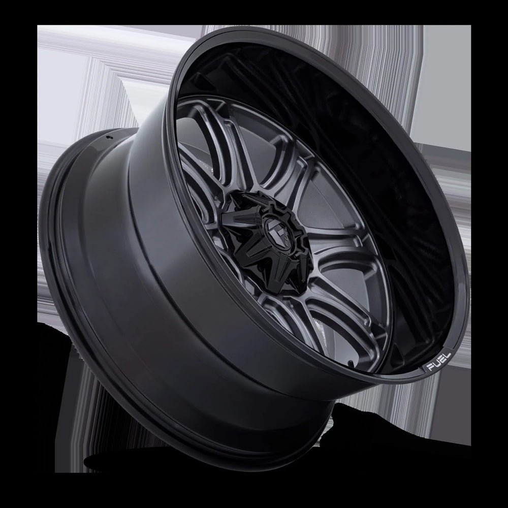 D853 20X10 6X135/5.5 M-GNMTL BLK-LP