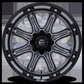 D853 20X10 6X135/5.5 M-GNMTL BLK-LP