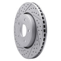DFC 05-10 Jeep Grand Cherokee Front Left Drilled & Slotted Geoperformance Rotor