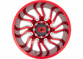 TENSION 22x12 6x135.00 CANDY RED MILLED (44 mm)