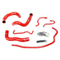 HPS Performance Red Reinforced Silicone Radiator Hose Kit Coolant for Toyota 14-18 Corolla 1.8L