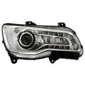 1523 CHRYSLER 300 HALOGEN ONLY (EX HID MODELS ) CHROME BEZEL DRIVER SIDE HEADLI