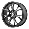 MR126 20X8.5 5X112 G-BLK/MILL +32MM