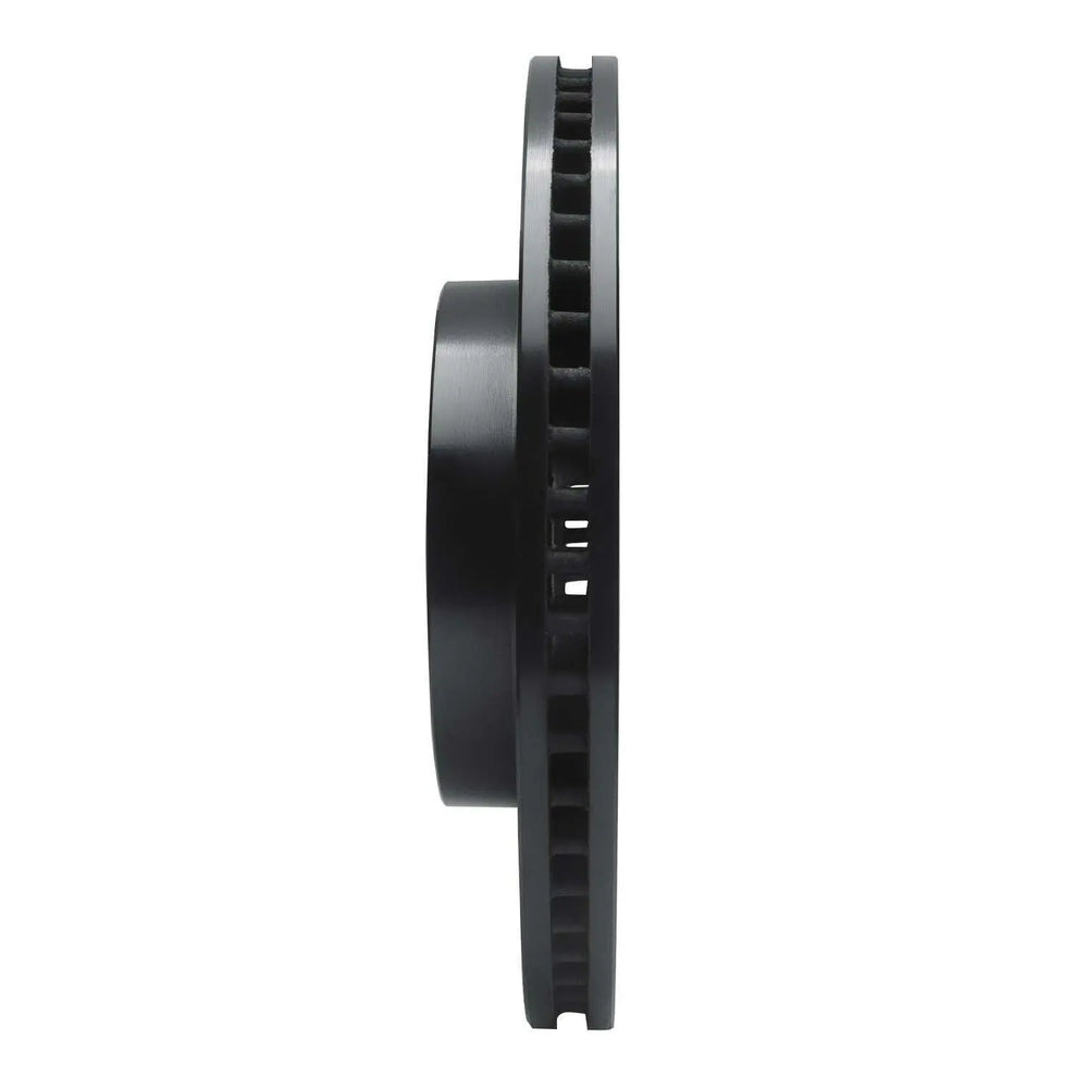R1 03-05 Lincoln AVIATOR Front Right Drilled & Slotted Black Brake Rotor