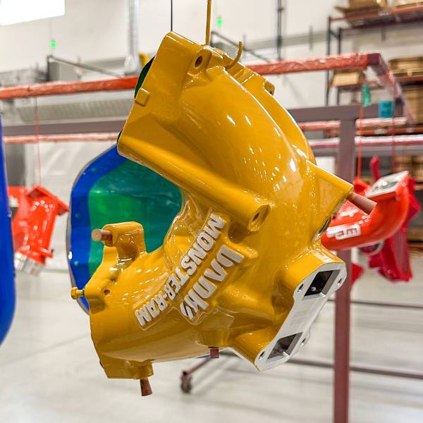 Engine Cover Fabricated Aluminum 13-22 Cummins Cat Yellow