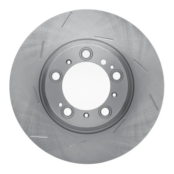 R1 99-21 Porsche 911 Rear Left Slotted Black Brake Rotor