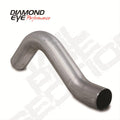 Exhaust Pipe 4 Inch 04.5-Early 07 RAM 2500/3500 Second Section Driver Side Steel Performance Series Exhaust Tail Pipe Diamond Eye