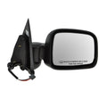 Left Power, Folding Mirror for 1984-1996 Jeep XJ Cherokee, MJ Cherokee, Chrome Crown Automotive