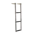SS TELESCOPIC 3-STEP LADDER W/ GUDG