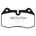 EBC 94-99 BMW M5 3.8 (E34) Orangestuff Front Brake Pads