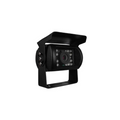 COMMERCIAL SUN VISOR PRO BACKUP CAMERA; MICROPHONE BUILT IN IP69K MIRROR IMAGE (BLACK HOUSING)