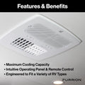 FURRION CHILL CUBE 18K ADB DUCTED WHITE