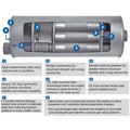 QUIET-FLOW SS MUFFLER ASSEMBLY