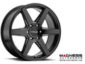 Raceline 156B Surge 18x8in / 5x127 BP / 35mm Offset / 78.1mm Bore - Black & Milled Wheel
