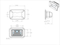 Baja Designs S2 Pro LED Spot Black Flush Mount - Clear