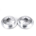 Power Stop 13-21 Toyota Land Cruiser Rear Evolution Drilled & Slotted Rotors - Pair
