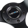 NRG Reinforced Steering Wheel (350mm / 3in. Deep) Odi Bakchis Signature Solid Spokes Alcantara