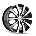~(27 lbs. 18X18X8)~ TR3 (3130) BLACK/MACHINED FACE/MACHINED LIP 16X7 5-110/5-115 42MM 72.62MM