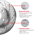 R1 Concepts Brake Rotor- D/S - Silver Fits INFINITI FX35