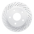 DFC 05-11 Dodge Dakota RWD Front Left Drilled & Slotted Geoperformance Rotor