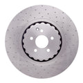 R1 Concepts Brake Rotor - Dimpled Fits Mercedes-Benz CL63