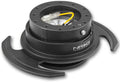 NRG Quick Release Kit Gen 3.0 - Gunmetal Body / Gunmetal Ring w/Handles