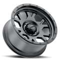 17X9 5-139.7 +01MM SATIN BLACK WITH