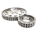 TIMING CHAIN SET PQX DBL ROLLER CHEVY BB 396454 W/ THRUST BEARING 9 KEYWA