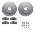 DFC 08-19 Pontiac Vibe Front Geospec Rotors with 5000 Advanced Brake Pads w/Hardware