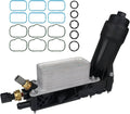 Engine Oil Filter & Cooler Assembly for 11-13 Jeep JK & WK2 w/ 3.6L Engine Crown Automotive
