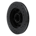 R1 83-94 Ford Ranger (USA/Canada) Front Left Drilled & Slotted Black Brake Rotor
