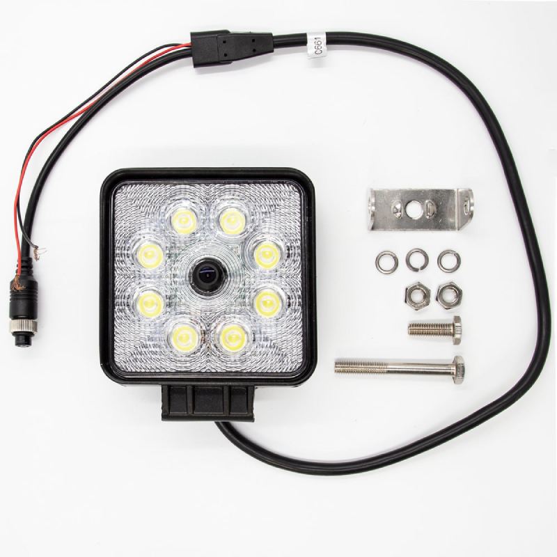 WORK LIGHT WITH CAMERA - 4.4 INCH 8 LED