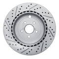 DFC 17-25 Subaru Brz Rear Right Drilled & Slotted Geoperformance Rotor