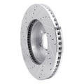 DFC 03-03 Dodge Durango Front Right Drilled & Slotted Silver Brake Rotor