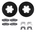 R1 Concepts Brake Rotor- Carbon Coated with Ceramic Pads Hdw Fits INFINITI I35