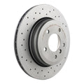 Brembo 04-07 BMW 525i/08-09 528i/04-07 530i Rear Premium Xtra Cross Drilled UV Coated Rotor