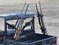 QUICKDRAW SPORTING CLAYS GUN RACK MOUNTS ON BEDSIDES OF UTV HOLDS 4 GUNS