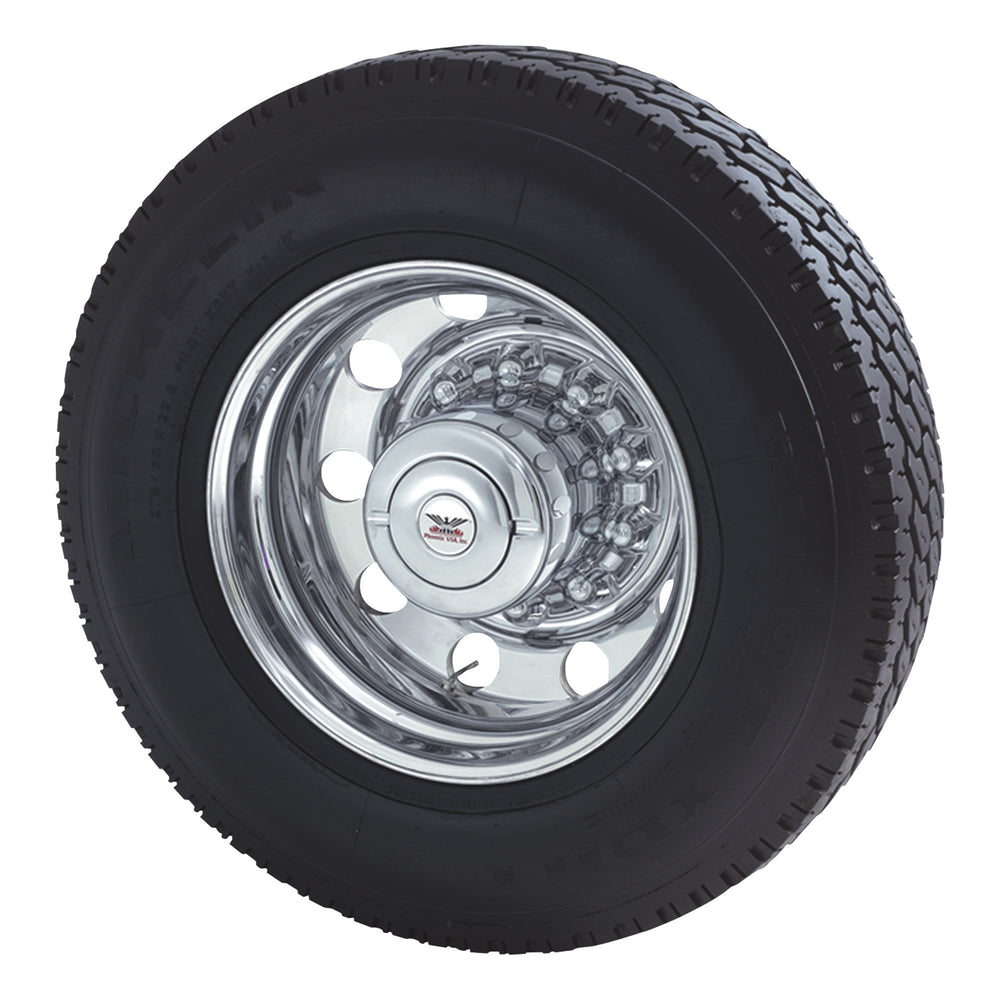 HUB COVER KIT ABS REAR AXLE 10 LUG ON 285MM BOLT CIRCLE HUB PILOT