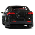 Rally Armor 22-26 Tesla Model X Black UR Mud Flap w/Red Logo