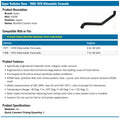 Gates 68-76 Oldsmobile Toronado V-8 455 Upper Molded Coolant Hose