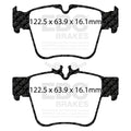 EBC 17-21 Mercedes-Benz C43 AMG (W205) 4Matic 3.0TT Bluestuff Rear Brake Pads