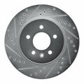R1 16-20 Buick Regal Sportback Rear Left Drilled & Slotted Geoperformance Rotor
