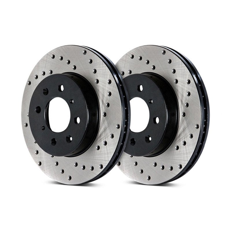 StopTech 89-93 Mazda Miata MX-5 Drilled Left Front Rotors