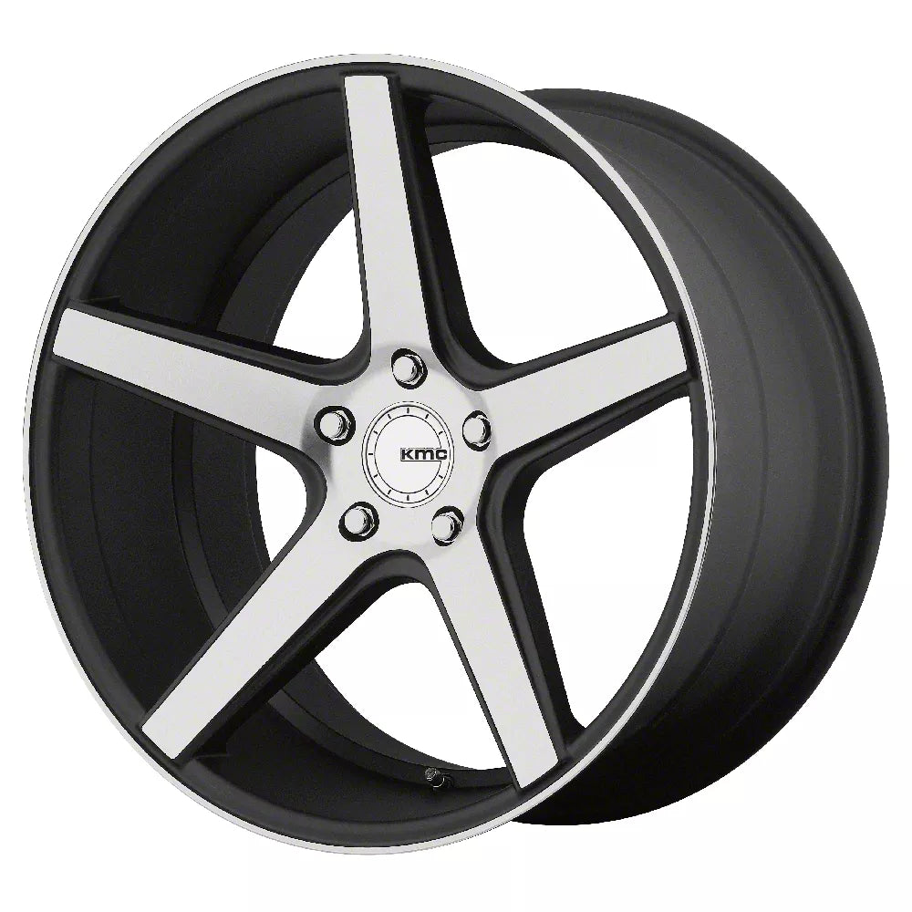 KM685 22X10.5 5X4.5 S-BLK MACH 28MM