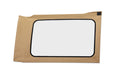 OE JL Replacement Windows - Jeep 2018-Current Wrangler JL (Quarter Right Hand; 4-Door; Tan Twill; Clear)