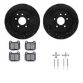 R1 Concepts E- Line Series Brake Rotor with Ceramic Brake Pads Hdw Fits INFINITI G35