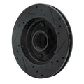 R1 1982-1995 Buick Regal Front Left Drilled & Slotted Black Brake Rotor