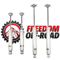 2-4 Inch Lift Extended Nitro Shocks 88-98 K1500 K1500 Suburban 95-98 Tahoe 93-99 Yukon Freedom Off-Road