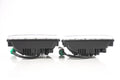 VEHICLE LED HEADLIGHT SET 4X6 INCH 18 LED - BLACK FRONT FACE